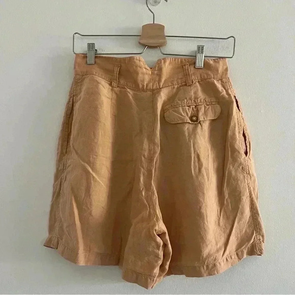 Vintage Calvin Klein 100% Linen High Waisted Shorts - Picture 9 of 9